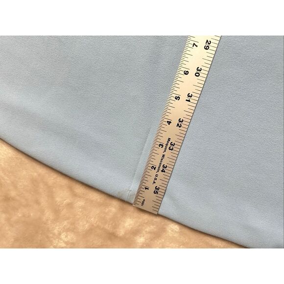 Sylvian Heach Women's Size Medium Blue Knee Length Halter Knee Length Dress - Picture 10 of 10